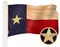 G128 Texas Tea-Stained TX State Flag | 3x5 Ft | Embroidered 420D Polyester - Embroidered Stars, Sewn Stripes, Brass Grommets, Indoor/Outdoor, Vibrant Colors, Quality Polyester